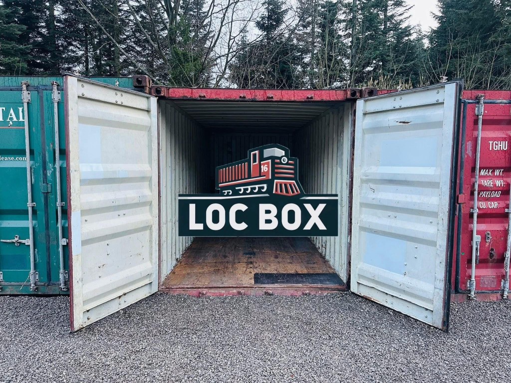 Container ouvert sur le parc LocBox